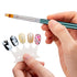 3pcs Ombre Nail Brush Nail Paint Pen for Gradient Color Ombre Brush for Gel Nails Manicure Nail Art Brushes