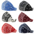 Paisley Bandana Headband for Women, Adjustable Turban Hairband, Pack of 6, Elastic Yoga Headband