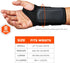 Ergodyne ProFlex 4010 Double-Strap Left Wrist Support, Small, Black