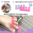 SUNFATT Gel Toe Separators, Toe Spacers for Women, Beauty Pedicure Tools for Separation of Toenails