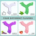 DLENP 4 PCS Chewies for Invisalign Aligner, Y-Shaped Trays Seater, Orthodontic Dental Munchies (2 Unscented, 2 Mint).