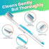 30 Pack Bulk Toothbrushes with Covers, Individually Wrapped Disposable Tooth Brush Pack for Adults & Kids, Medium Soft