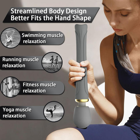 Personal Massager - Travel - Quiet - Handheld Cordless Massager Relax Body Muscles - Perfect Back Legs Hand Pains