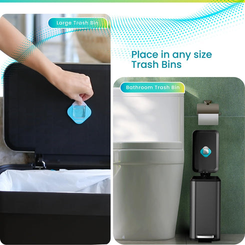 Home Zone Living CleanAura Air Freshener Scent Pod Home Kit, Cherry Blossom Scent, Removes Trash Can Odors
