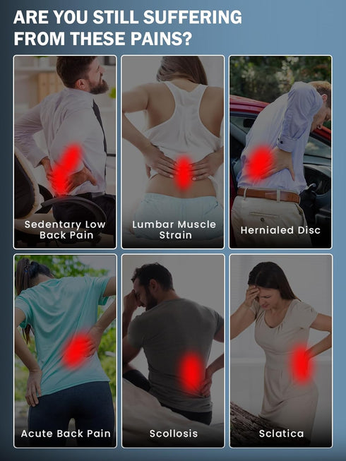 SYXUPAP Back Support Belt for Men Women - Back Brace for Lower Back Pain Relief from Sciatica, Herniated Disc, Scoliosis