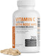 Bronson Vitamin C 1000 mg with Rose HIPS, Sustained Release, 250 Tablets