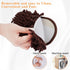 Liitrton 1 Pair Detachable Mop Slippers Shoes | Microfiber Chenille Soft Comfortable Dust Dirt Hair Cleaner, Coffee