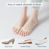 18 Packs Metatarsal Pads, Ball of Foot Cushions for Pain Relief, High Heels Toe Pads for Men Women, Invisible Socks
