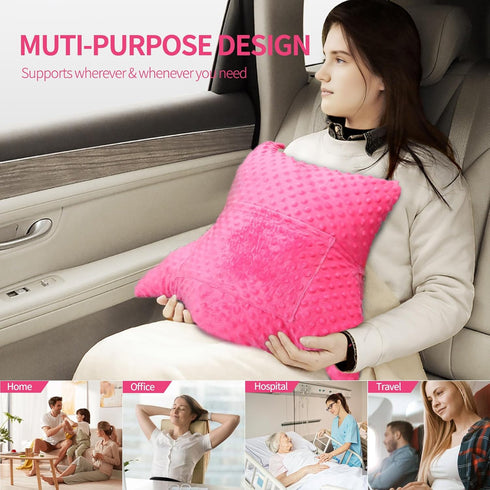 okmaba Packs, Hysterectomy Recovery Pillow with Pocket for Ice/Hot Abdominal Surgery Support Cushion with Adjustable