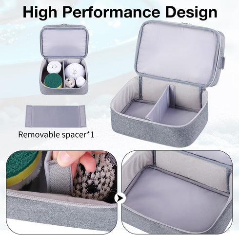 Rsobl Storage Bag for Electric Spin Scrubber, Organizer Case for Cleaning (Bag Only)