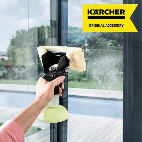 Kaercher WV Window Pads, 2 Pack - Microfiber Cloths for Indoor Use, Compatible with WV 1 and WV 6