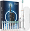 Rtauys M5 Sonic Electric Toothbrush for Adults, Rechargeable with 8 Brush Heads & Travel Case, 120 Days on 3 Hours