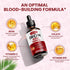 Liquid Iron Supplement for Women & Men, Iron Drops for Anemia with Folate, Vitamin C, B12, Strawberry, 2 Fl Oz