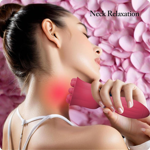 OJEKAI 10 9 5.12 Inch, Handheld Mini Massager, Adjustable Speeds, Waterproof, Bionic Design with Massage Nodes