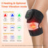 YUANBO 3-in-1 Elbow 6 3 Cordless Heated Knee Massager, FSA Eligible Wearable Wrap for Knee, and Shoulder, Rechargeable