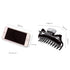 Thick Hair Super Large Clips, Crystal Plastic Claw Clamps Hairgrips Accessories for Women, 2 Pack