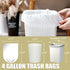 Small Trash Bags 4 Gallon, 100 Count, White Garbage Bags for Office Bedroom Bathroom Trash Can