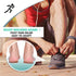 Medial & Lateral Heel Wedge Silicone Insoles, Supination & Pronation Corrective Gel Adhesive Shoe Inserts for Foot