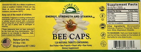 Caps Nature Cure Bee, 120 Caplet