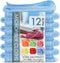 Hearth & Harbor Microfiber Cleaning Cloth, 12 Pack Blue Washcloths, Reusable Lint Free Towels for Cars and Cleaning