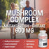 Triple Mushroom Complex - Maitake, Reishi, Shiitake - Full Spectrum Antioxidant & Immune Booster, 600 mg, 120 Count