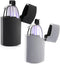 Reading Glasses Blue Light UV Blocking - Compact Foldable Spring Hinge Readers for Men Women, 2 Pack Black/Gunmetal.