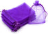 100Pcs 4x6 Inches Drawstring Organza Bags, Sheer Jewelry Candy Pouch for Festival Party Wedding Favor Gift Bags (Purple)