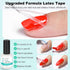 LOUINSTIC Gel Nail Polish Remover Kit, Gel Remover with Cuticle Oil & Latex Tape, No Soaking, Wrapping