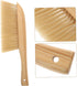 Practical Wooden Handle Bristle Bed Brush - Khaki, Multi-Functional Plastic Cleaning Brush for Delicate Fabrics