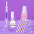 Makartt Nail Glue Kit - Brush on Nail Glue 7ML, Glue Remover 10ML, Cuticle Oil, and Wooden Sticks