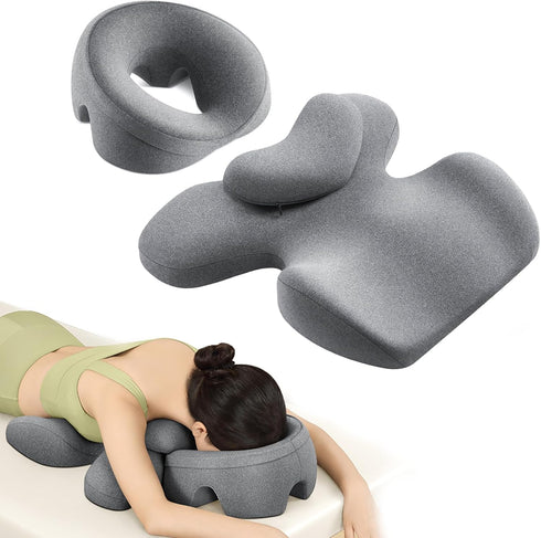 Massage headrest for Bed, a Chest and face Support Sleep Pillow, is