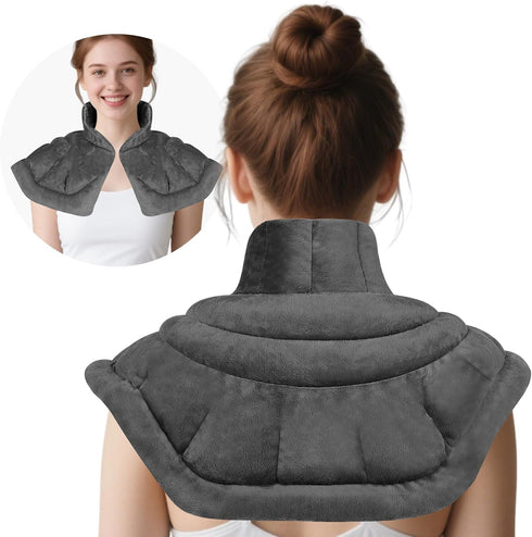 Microwave Heating Pad for Neck Shoulder and Back Pain, Weighted Microwavable Heated