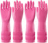PACIFIC PPE 2 Pairs Dishwashing Cleaning Rubber Gloves, Reusable Waterproof Kitchen Gloves, Large