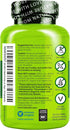 NATURELO Vitamin B Complex - Methyl B12, Methyl Folate, Vitamin B6, Biotin, Choline, CoQ10, 120 Capsules