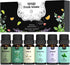 Essential Oils Set, Top 6 Aromatherapy Oils for Diffuser, Home Scents for Laundry, Candle & Soap Making, 6 X 10ML