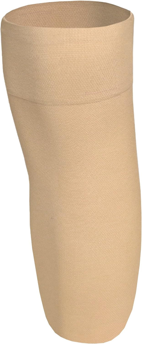 Truform Below Knee Stump Shrinker, Limb Compression with Ventilation, Large Beige, Amputee Care (16-20" Calf)