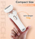 PRITECH Electric Shaver for Women, Cordless USB Rechargeable Razor for Legs, Arms, Underarms, Bikini, Wet & Dry