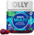 OLLY Men's Multivitamin Gummy, 90 Count, 45 Day Supply, Vitamins A, C, D, E, B, Zinc, Blackberry Flavor