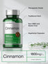 Horbaach Cinnamon Capsules | 1800mg | 150 Count - Ceylon Cinnamon Supplement | Vegetarian, Non-GMO, Gluten Free
