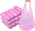 4 Gallon Bathroom Trash Bags, Pink, 15 Rolls / 300 Counts, Small Handles Garbage Bags