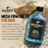 Woody's Mega Firm Gel for Men, Strong Hold, Maximum Shine, Alcohol-Free, No Flaking, All Hair Types, 12 Fl Oz
