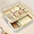 MIUOPUR Stackable Makeup Organizer Drawers, Ideal for Bathroom Vanity, Desk and Dresser Countertops