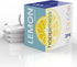happimess HPM3100B-WHITE Lemon Scented Drawstring Trash Can Liner | 5.3-Gallon | White | 60-Count
