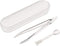 KISEER 5 Pack Clear Portable Travel Contact Lens Remover Tool Kit Eye Tweezer