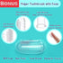 Little Fox Baby Oral Cleaner 42Pcs, Upgrade Designed + 1 Free Finger Toothbrush with Case for Infants