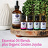 Garden of Life Essential Oils, 100% Organic & Pure Geranium, Sweet Orange & Palmarosa, 0.5 fl oz, Happy Blend