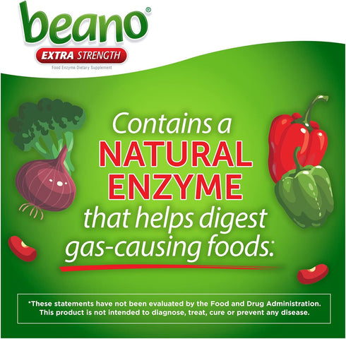 Beano Ultra 800, Gas Prevention and Digestive Enzyme Supplement, 100 Count