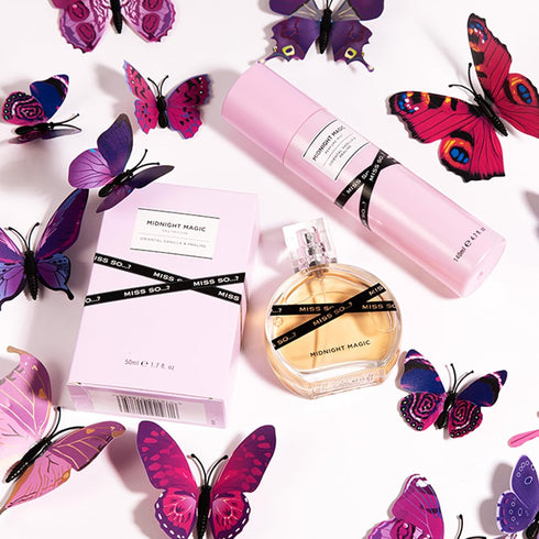 So…? Midnight Magic Perfume Mist - Fruity Sweet Vanilla Body Spray for Women - 4.7 oz