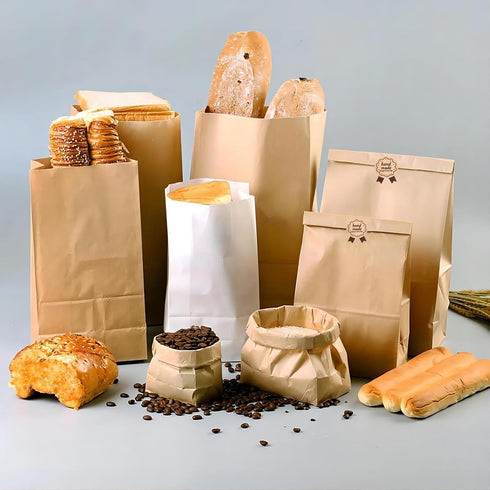 Lmoszuak 50 Pack Breads(13.7x8.26x3.54in).with 75pcs Packaging thicker Large Sourdough Bread bags for Homemade Window