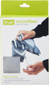 Set 3 True Microfiber Towels, Wine Glass Polishing Cloths, Streak Free Microfiber Cloth and Lint Free Towels, Grey